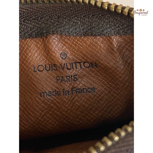 Authentic Louis Vuitton Vintage Monogram Coated Canvas Leather Coin Key Pouch - Picture 9 of 11
